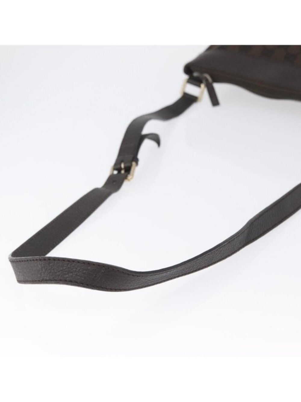 Authentic GUCCI GG Canvas Shoulder Bag Outlet Brown Gold 272396 - Picture 6 of 16